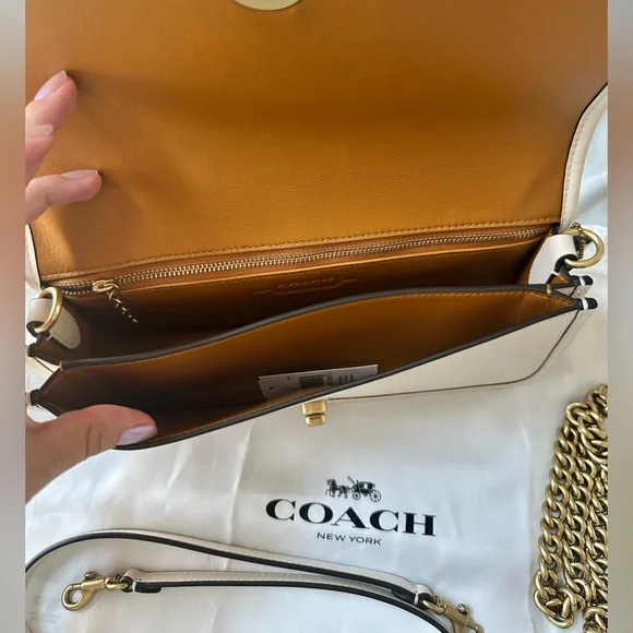 **SOLD** Coach Dinky Bag- Chalk NWT - Picture 7 of 10